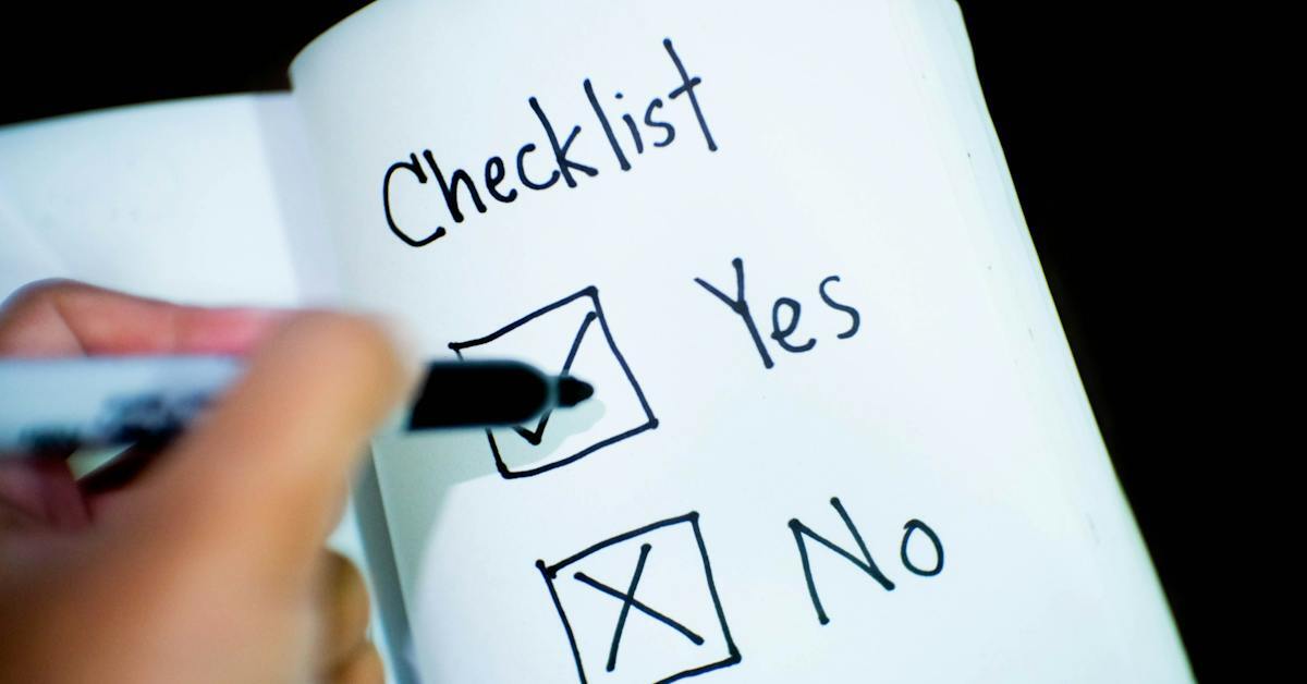 La checklist avant achat - Libre d'accès !
