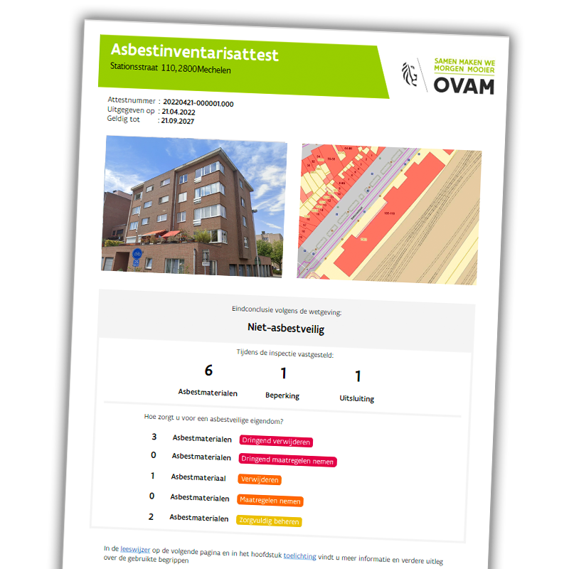 Certificat ImmoPass pour les habitations unifamiliales