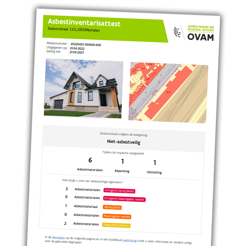 Certificat ImmoPass pour les habitations unifamiliales